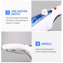 1000W Garment Clothes Ironing Steamer Brush Electric Steam Iron (Blue EU) Newly
