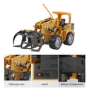 Remote Control Vehicle 5 Channel 1/24 Engineering Timber Grab Wood Machine Truck