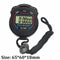 With Strap Professional Time Counter Digital Timer LCD Stopwatch Chronograph
