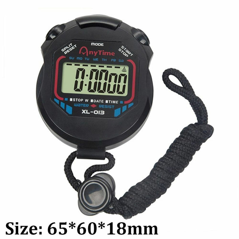 With Strap Professional Time Counter Digital Timer LCD Stopwatch Chronograph