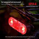 LED Bike Rack Taillight USB Charging Bicycle Rear Seat Reflective Lights Newly