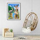 5D DIY Diamond Painting Kits Beach Activity Full Round Drill Decor (X437)