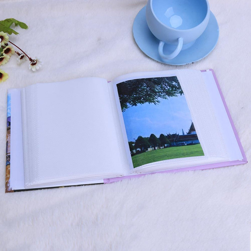 6 inch Photo Album Interleaf Type Loose-leaf Cartoon Bear Cover 100 Sheets