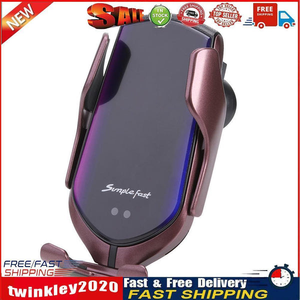 R1 10W Wireless Charger Car Phone Bracket Infrared Induction Smart Charger Newly