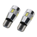 2pcs T10 W5W 5630 6SMD LED Car Width Light Bulbs Dash Board Lights