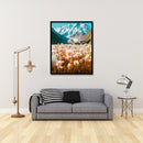 Snow Mountain Diamond Painting 5D DIY Drill Point Picture Kits for Wall Gift