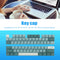 126pcs Universal Mechanical Keyboard Keycaps XDA Height (Iceberg Japanese)