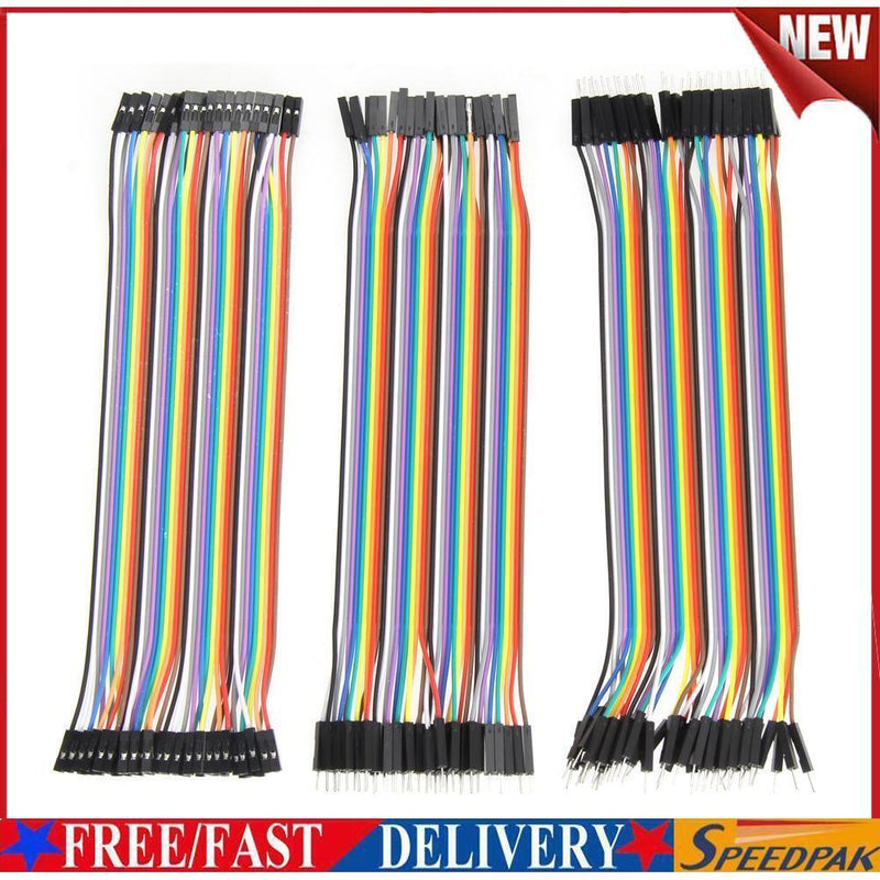 120pcs 20cm 2.54mm 1pin Jumper Wire DuPont Cable for Arduino