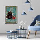 Cat Animal Full Cross Stitch Embroidery Cotton Thread Painting Canvas Home Decor