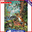 Painting By Numbers DIY Animal World Canvas Oil Wall Art Picture Ornaments Kit