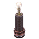 1pc Bronze Copper End Pin Output Jack For Acoustic Electric Guitar Bass