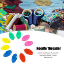 Needle Threader Insertion Sewing Easy Device Needle Threader Random Color Guide
