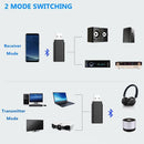 Dongle Stereo AUX Bluetooth 5.0 Adapter 2-in-1 Audio Receiver USB Transmitter