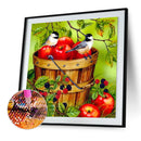 5D DIY Full Drill Diamond Painting Fruits Birds Cross Stitch Embroidery Kit