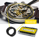 200pcs Rubber O-Ring 0.5mm 0.6mm Waterproof Washer Watches Seals Repair Tools
