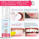 60ml Kids Toothpaste Foam Toothpaste Peach Flavor Teeth Whitening Stains L0A1