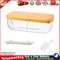 Ice Cube Tray with Lid Silicone Ice Maker Mold Bar Kitchen Tools (Yellow) Newly