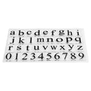 Letter Clear Transparent Silicone Seal DIY Stamp Sheet Photo Album Decor(B)