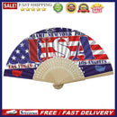 Independence Day Flag Oil Paint Folding Fan By Numbers DIY Home Decoration Gi