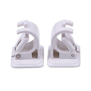 2Pcs Nail-free Adjustable Rod Bracket Holder Wall Hanging Rod Curtain Rail SET