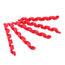 5pcs Bicycle Brake Cable Protector Anti-friction Bike Line Wrap(Red) Newly