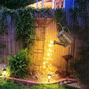 LED Shower Solar Light String Waterproof Yard Art Light (With Support B) Newly