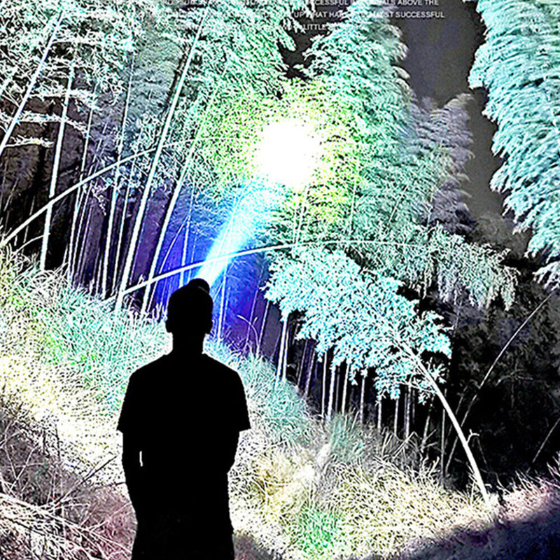 USB COB LED Working Light 4 Modes T6 400LM Outdoor Camping Zoom Torch Lamp Newly