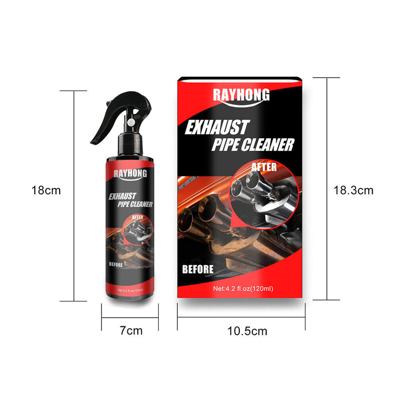 Car Exhaust Pipe Cleaner Kits Rust Remover Metal Surface Maintenance Equipment