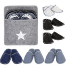 Disposable Slippers 6 Pairs Non-Slip Closed Toe Slippers for Women and Men Newly