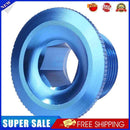 M18 MTB Bike Crank Cover Screw Cap Aluminum Alloy Crankset Fitting (Blue)