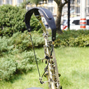 Adjustable Leather Saxophone Shoulder Strap Belt with Buckle for Music Lovers