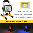 30W Reflector LED Projector Flood Light Waterproof Cordless Camp Lamp (EU) Newly