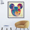 5D DIY Part Drill Special Shape Mouse Rhinestone Diamond Drawing for Bedroom