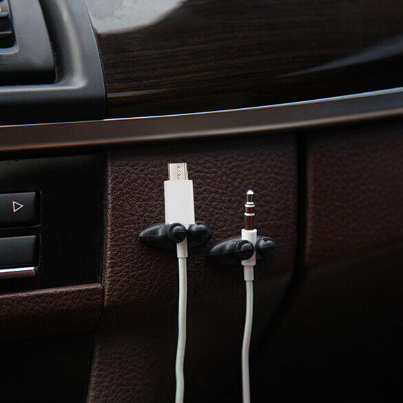 8ST Headphone Cable Clip Charging Cable Wire Cable Holder Multifunctional Tie