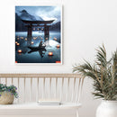Full Embroidery DIY Canvas Stamped 11CT Boat Ferry Cross Stitch Home Artwork Kit