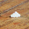 Girls Party Gifts Stainless Steel Chain White Cloud Shape Pendant Necklace