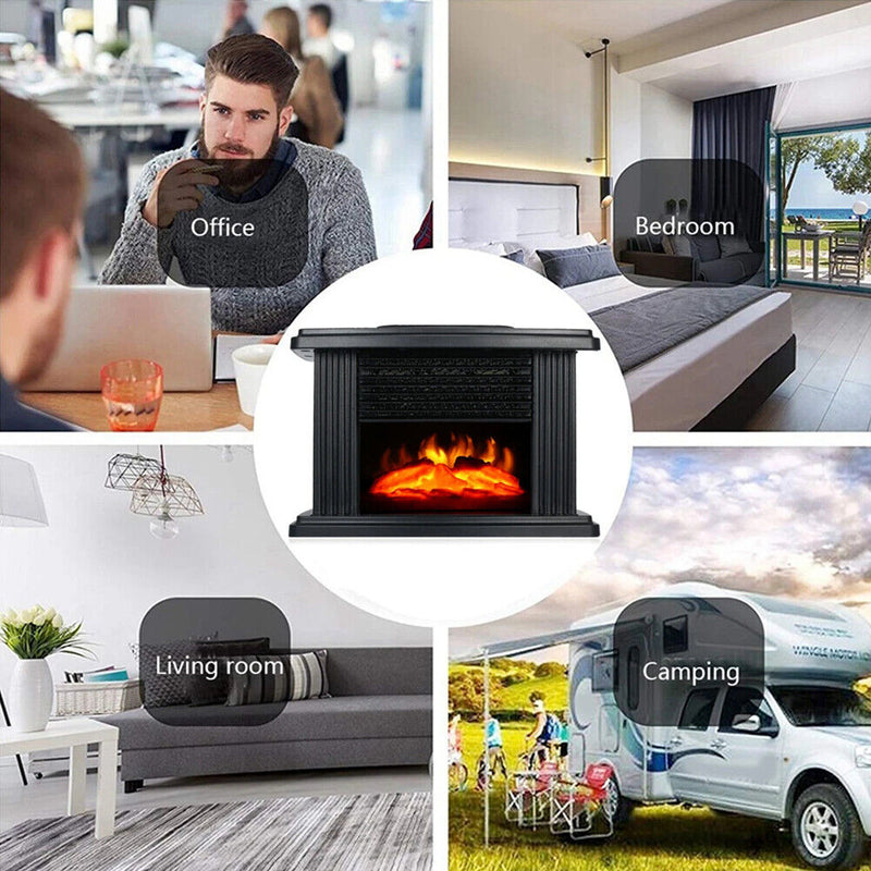 1000W Electric Heater Mini Handy Air Heater Warmer Fan for Home Office Room EU