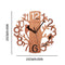 Wall Clock Tree-Shape Silent Non-Ticking Clock  Office Living Room Bedroom Decor