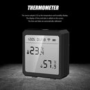 WIFI Temperature Humidity Sensor Indoor Hygrometer with LCD Display (Black)