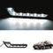 2 x Bright White DC 12V 6 LED Daytime Running Light DRL Car Day Driving Fog