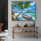 Painting By Numbers Kit DIY Sea Boat Canvas Oil Picture Home Wall Artworks