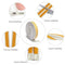 5pc Self-adhesive Soundproofing Anti Collision Windows Seal Strip (5m White
