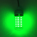 12V LED Fishing Trapping Lamp Underwater Fish Finder Attract Light (Green)