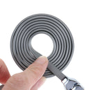 1.2M 2.4A Micro USB TPE Quick Charging Cable for Android(Gray)