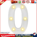 Digital Number LED Symbol Sign Night Light for Wedding Party Birthday (0) Newly