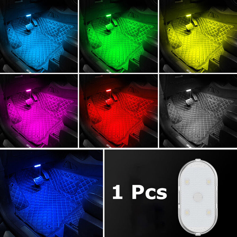 Portable 5V Car LED Touch Lights Wireless Auto Roof Reading Lamps for Door Trunk