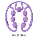 Trigger Point Relieve Muscle Roller Calf Leg Arm Pilates Massager (Purple) Newly