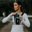 Men Women Fitness Backpack Phone Bag Chest Pocket Running Reflective Vest
