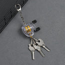 Retractable Reel Retractable Keychain ID Card Badge Holder Key Ring Belt Clip