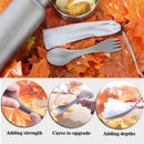 titanium alloy Ultralight Spork Spoon Cookware EDC Outdoor tool Cutlery Fork